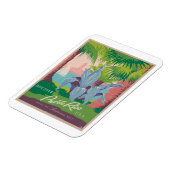 Puerto Rico Vintage Travel Poster Magnet (Linke Seite)