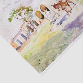 Puerto Rico von Matilda Browne Seidenpapier (Ausschnitt)