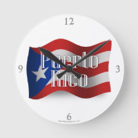 Puerto Rico Waving Flag