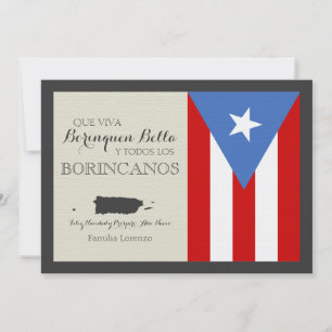 Puerto Rico: Weihnachten: Traditionelle Flagge Feiertagskarte