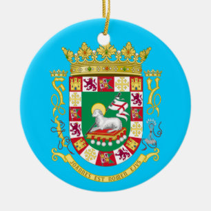 Puerto Rico * Weihnachtsverzierung Keramik Ornament