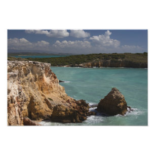 Puerto Rico, Westküste, Cabo Rojo, Küstenlinie 2 Fotodruck