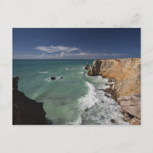Puerto Rico, Westküste, Cabo Rojo, Küstenlinie 2 Postkarte