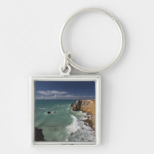 Puerto Rico, Westküste, Cabo Rojo, Küstenlinie 2 Schlüsselanhänger