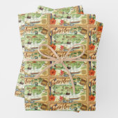 Puerto Rico Wrapping Paper Geschenkpapier Set (Beispiel)