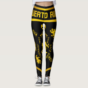 Puerto- Ricoemblem Leggings