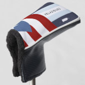 Puerto-Ricofahne Golf Headcover (3/4 Vorderseite)