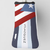 Puerto-Ricofahne Golf Headcover (Rotieren 90)