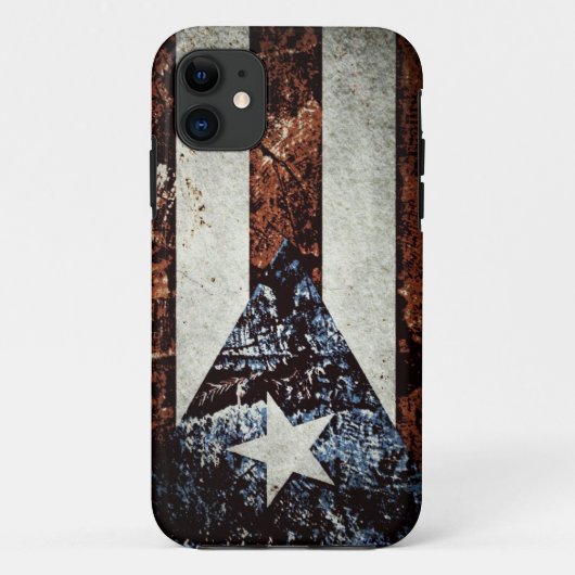 Puerto- Ricoflagge Case-Mate iPhone Hülle (Rückseite)