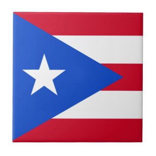 Puerto- Ricoflagge Fliese
