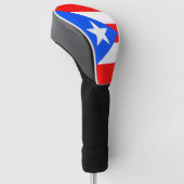 Puerto- Ricoflagge Golf Headcover (angewinkelt)