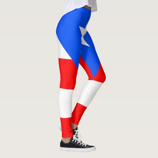 Puerto- Ricoflagge Leggings (Rechts)