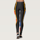 Puerto- Ricoflagge Leggings (Rückseite)