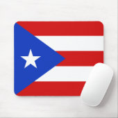 Puerto- Ricoflagge Mousepad (Mit Mouse)