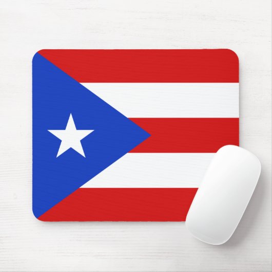 Puerto- Ricoflagge Mousepad (Mit Mouse)