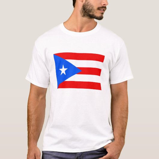 Puerto- Ricoflagge T-Shirt (Vorderseite)
