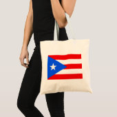 Puerto- Ricoflagge Tragetasche (Vorderseite (Produkt))