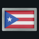 Puerto- Ricoflaggen-Gürtelschnalle Rechteckige Gürtelschnalle<br><div class="desc">Puerto- Ricoflaggen-Gürtelschnalle</div>