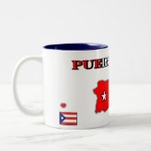 Puerto- Ricokaffee-Tasse Zweifarbige Tasse (Links)