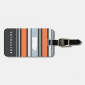 Puerto- Ricokarte: Moderne Streifen: Gepäckanhänger (Vorderseite horizontal)