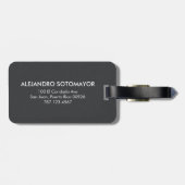 Puerto- Ricokarte: Moderne Streifen: Gepäckanhänger (Rückseite horizontal)