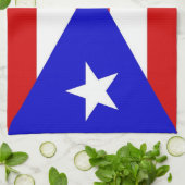 Puerto- RicoLandesflaggetuch Handtuch (Gefaltet)