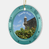 Puerto- Ricoöffnung Keramik Ornament (Links)