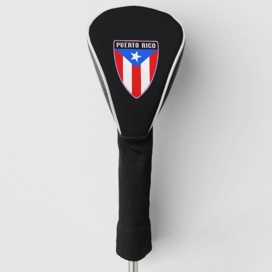 Puerto-Ricoschild Golf Headcover (Vorderseite)