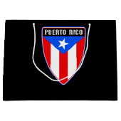 Puerto-Ricoschild Große Geschenktüte (Vorderseite)
