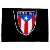 Puerto-Ricoschild Große Geschenktüte (Rückseite)