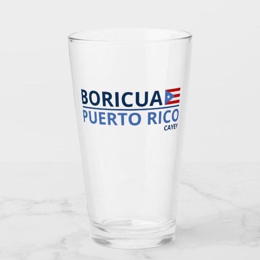Puerto- Ricostädte Glas (Vorderseite)