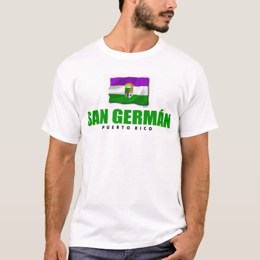 Puerto- RicoT - Shirt: San-Deutscher T-Shirt (Vorderseite)