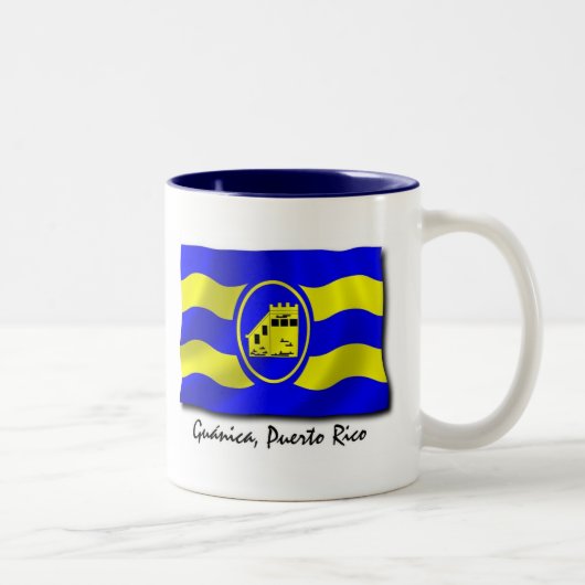 Puerto- RicoTasse: Guanica Zweifarbige Tasse (Rechts)