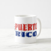 PUERTO- RICOTasse Kaffeetasse (VorderseiteRechts)