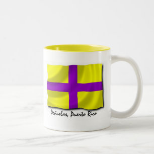 Puerto- RicoTasse; Penuelas Zweifarbige Tasse