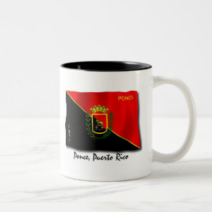Puerto- RicoTasse: Ponce Zweifarbige Tasse