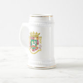 Puerto- Ricowappen Bierglas (Vorderseite Links)
