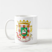 Puerto- Ricowappen Detail Kaffeetasse (Links)