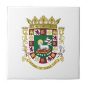 Puerto- Ricowappen Fliese (Vorderseite)