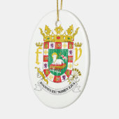 Puerto- Ricowappen Keramik Ornament (Links)