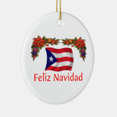 Puerto- Ricoweihnachten Keramikornament (Rechts)