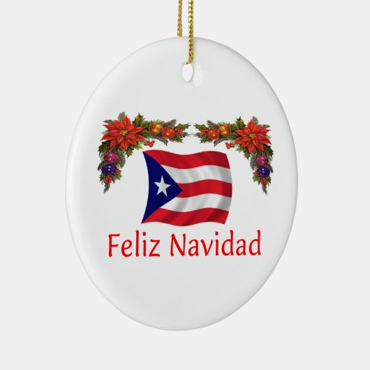 Puerto- Ricoweihnachten Keramikornament (Rechts)