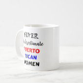 Puerto-Rikanerinnen Kaffee-Tasse Kaffeetasse (Vorderseite Links)