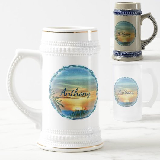 Puerto Sonnenuntergang 1557 Bierglas