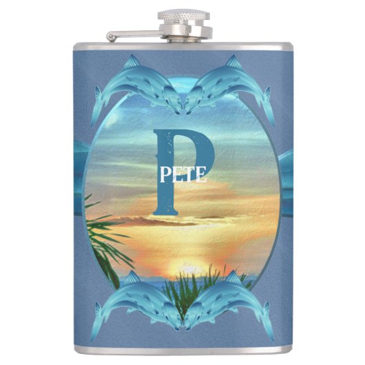 Puerto Sunset 1557 Flachmann (Vorderseite)