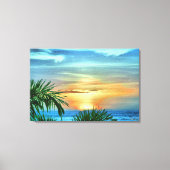 Puerto Sunset 1557 Leinwand Kunstdrucken (Vorderseite)