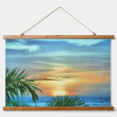 Puerto Sunset 1557 Wandteppich Mit Holzrahmen (Vorne)