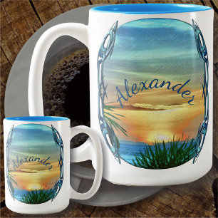 Puerto Sunset 1557 Zweifarbige Tasse