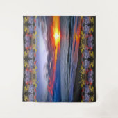 Puerto Sunset 1739 Wandteppich (Vorderseite)