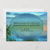 Puerto Sunset Vielen Dank 1557 Dankeskarte (Rückseite)